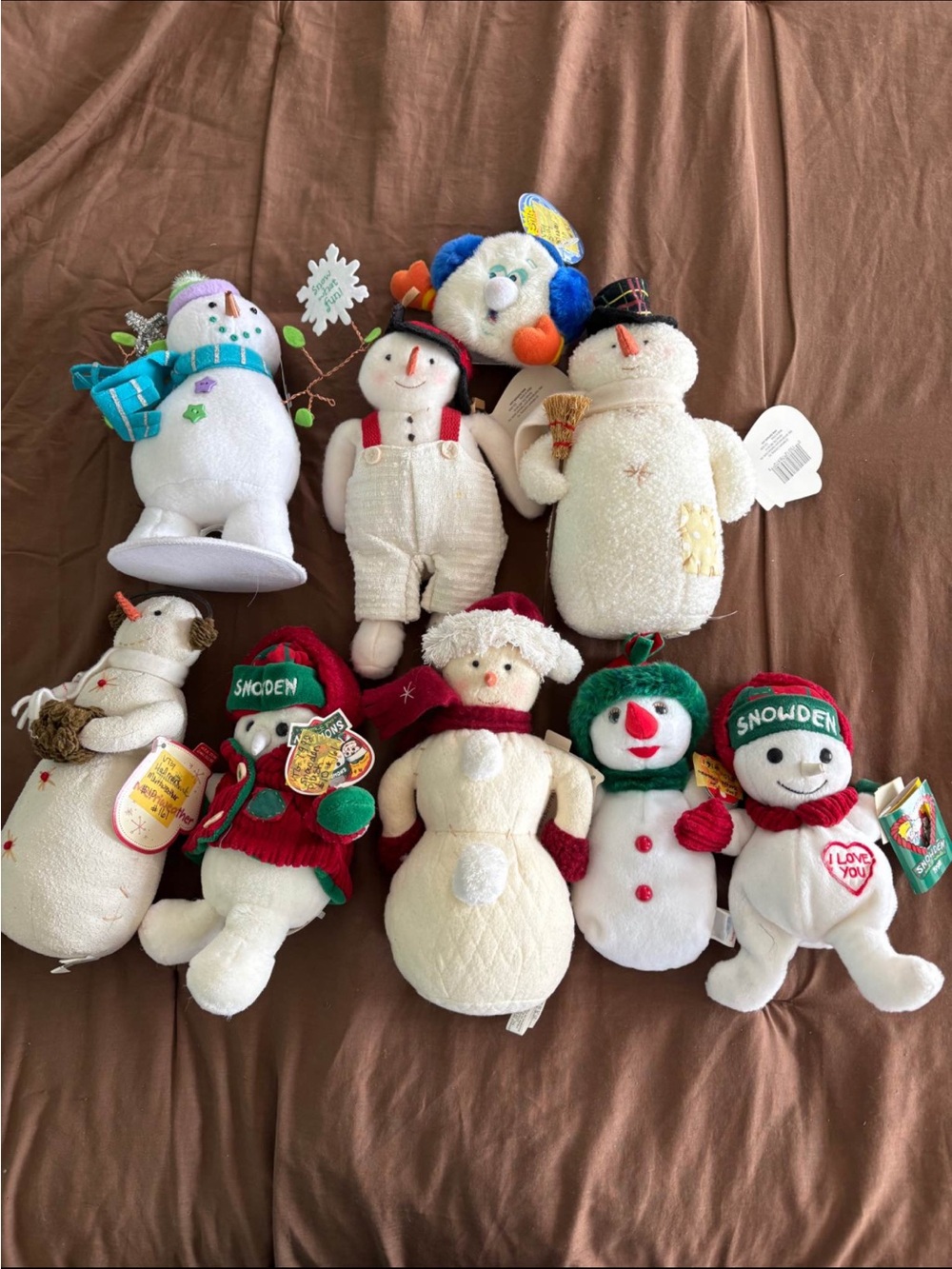 LOT OF SNOWDEN HALLMARK SNOWMEN